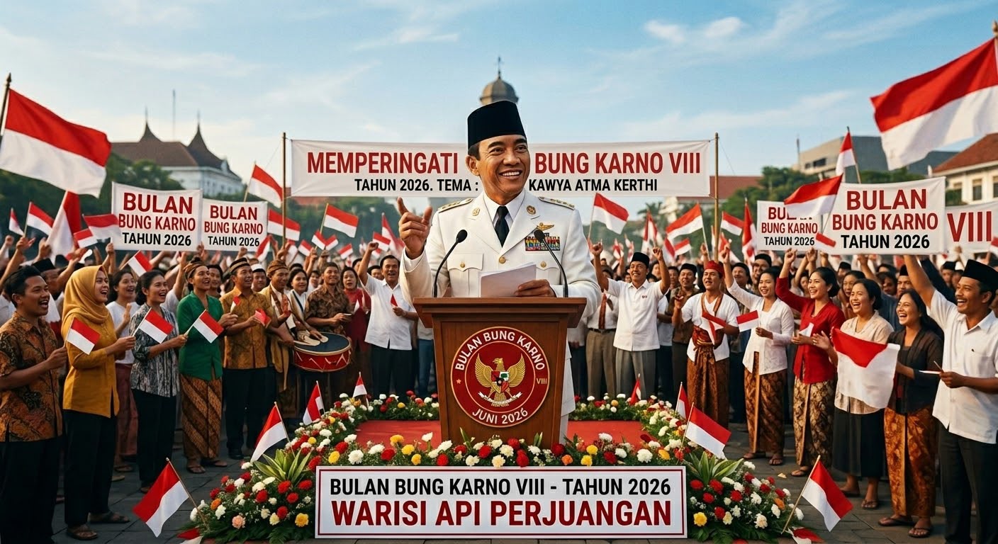 Menggali Jiwa dan Karya Kebangsaan, Bulan Bung Karno VIII Tahun 2026 Usung Tema "Kawya Atma Kerthi"